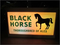 Affiche lumineuse Black Horse