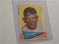 1961 FLEER GREATS NICK ALTROCK NO.3 VINTAGE