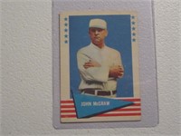 1961 FLEER GREATS JOHN MCGRAW NO.60 VINTAGE