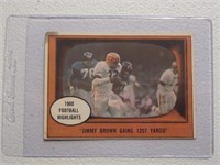 1961 TOPPS JIM BROWN HIGHLIGHTS NO.77 VINTAGE