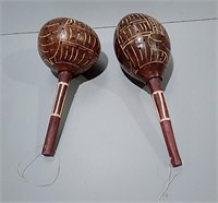 Pair Of Large Maracas