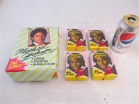 Boite de paquets de cartes Michael Jackson 1984