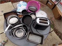 Job Lot Pots Pans Toaster