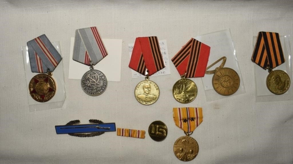 Militaria - Medals - Russian & US