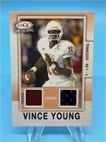 Vince Young Sage Rookie Jersey Card
