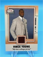 Vince Young Sage Rookie Jersey Card