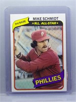 Mike Schmidt 1980 Topps