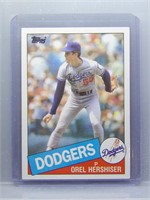 Orel Hershiser 1985 Topps Rookie