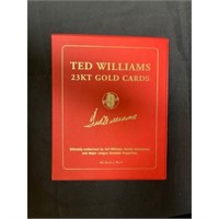 (50) Ted Williams Promo Items In Binder