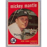 1959 Topps Mickey Mantle Vgex