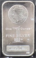 1 troy oz silver bar