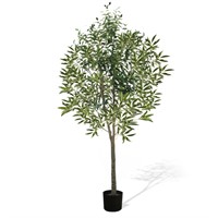 MISBEST Artificial Olive Trees, 6FT Tall Faux Silk