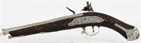 Ornate Italian Replica Flintlock Pistol