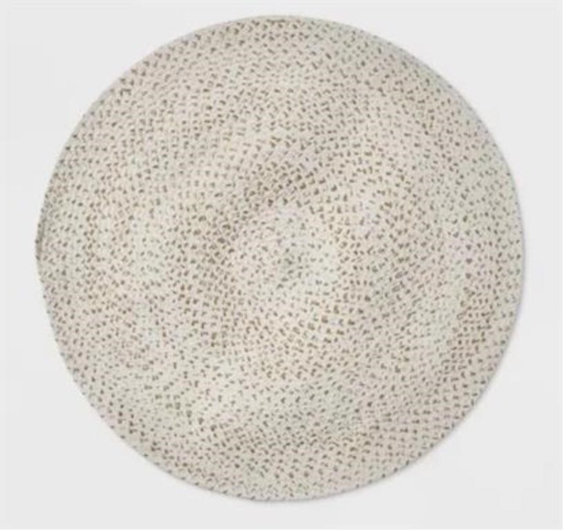 Threshold Plate Charger 4 Cream Gold Woven Set