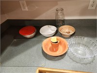 Plastic Bowls, Chicken Chimney, Cutting Board,