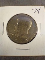 1974 John F. Kennedy half dollar