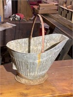 Galvanized Coal Bucket