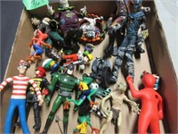 LOT OF OLD ACTION FIGURES ETC.