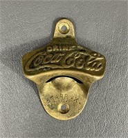 Vintage Brass StarrX Coca-Cola Wall Bottle Opener