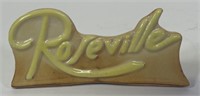 Vintage Roseville Pottery Dealer Sign
