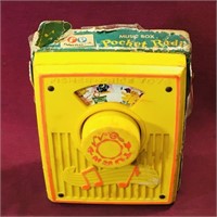Fisher-Price Music Box Pocket Radio (Vintage)