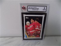 1987-88 Topps #123 Adam Oates Rookie KSA 8