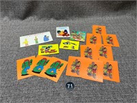 Assortment of Vintage Character Stickers