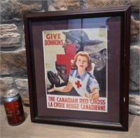 Affiche Donnons / La croix rouge canadienne,