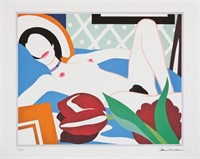 Tom Wesselmann 'Monica with Tulips'