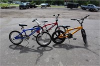 3 Next youth trick bikes