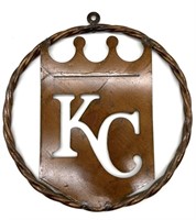Kansas City Royals Metal Sign 12.25” x 13”