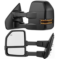 Smoked Power Heated Tow Mirrors Compatible with 20