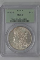 1882-S Morgan Silver Dollar