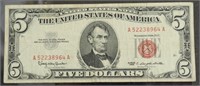 5 DOLLAR RED SEAL VF