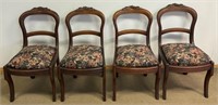 DESIRABLE SET OF LUNENBURG CO. BALLOON BACK CHAIRS