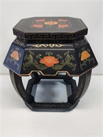 Wooden Oriental Decorated Stool
