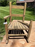 Child's Vintage Wooden Chair