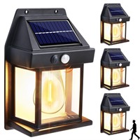 Joomer 4PACK Solar Wall Lights Outdoor, Dusk to Da