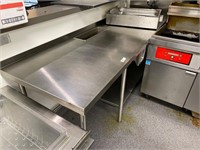 Stainless Steel Work Table w/ Hot Well