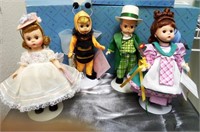 J - LOT OF 4 MADAME ALEXANDER COLLECTIBLE DOLLS