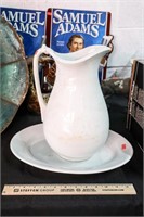 Thomas Furnival & Sons Tall Pitcher Made in
