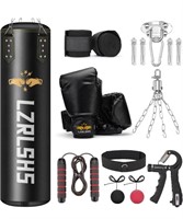 8 pcs - black Punching Bag for Adults, Unfilled