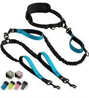 Hands Free Double Dog Leash – Dual Dog Leash for