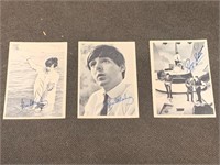 Lot of 3 1964 Topps The Beatles Trading Cards