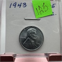 1943 STEEL WHEAT PENNY CENT HIGH GRADE