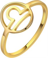 Minimalist Gold-pl. Libra Zodiac Sign Ring