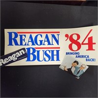 Regan campaign materials 1984 (5 of each)