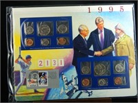 1995 United States Coin & Stamp Set