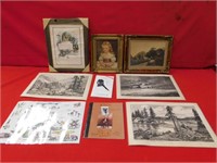Pictures, Vintage picture frames, Weldon, SK