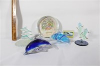 Assorted Ceramic Dolphin Figurines